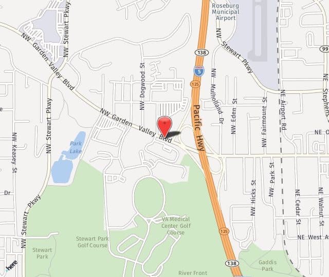 Location Map: 780 NW Garden Valley #310 Roseburg, OR 97471