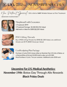 Albany November Specials 2025